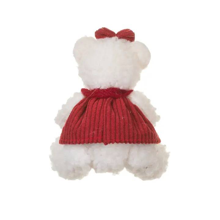 Starlight Collection Plush Christmas Bear Ornament