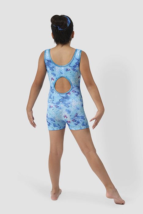 Mondor Printed Biketard - Girls