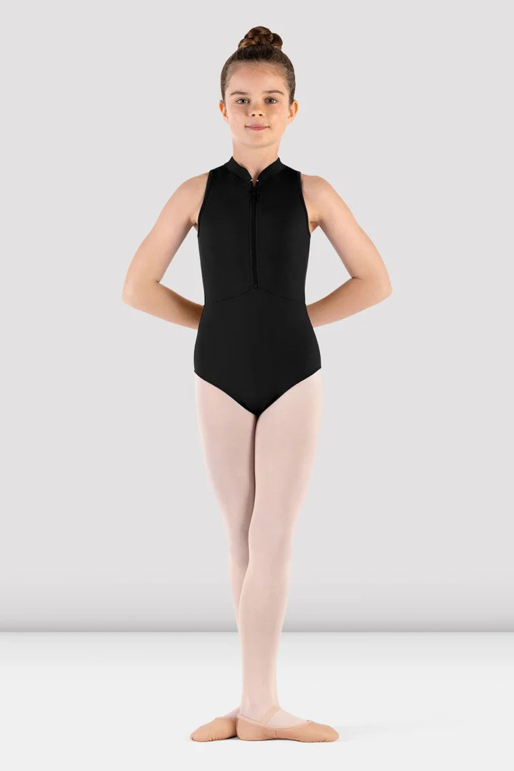 Bloch Rosey Zip Front Leo Girls