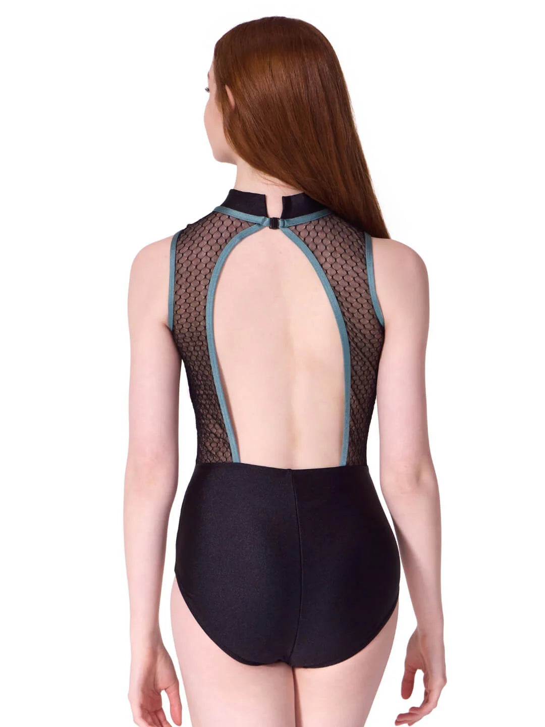 Capezio Enchanted Contrast Beloved Mock Neck Leotard - Tween