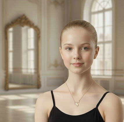 FH2 Rose Gold Ballerina Necklace
