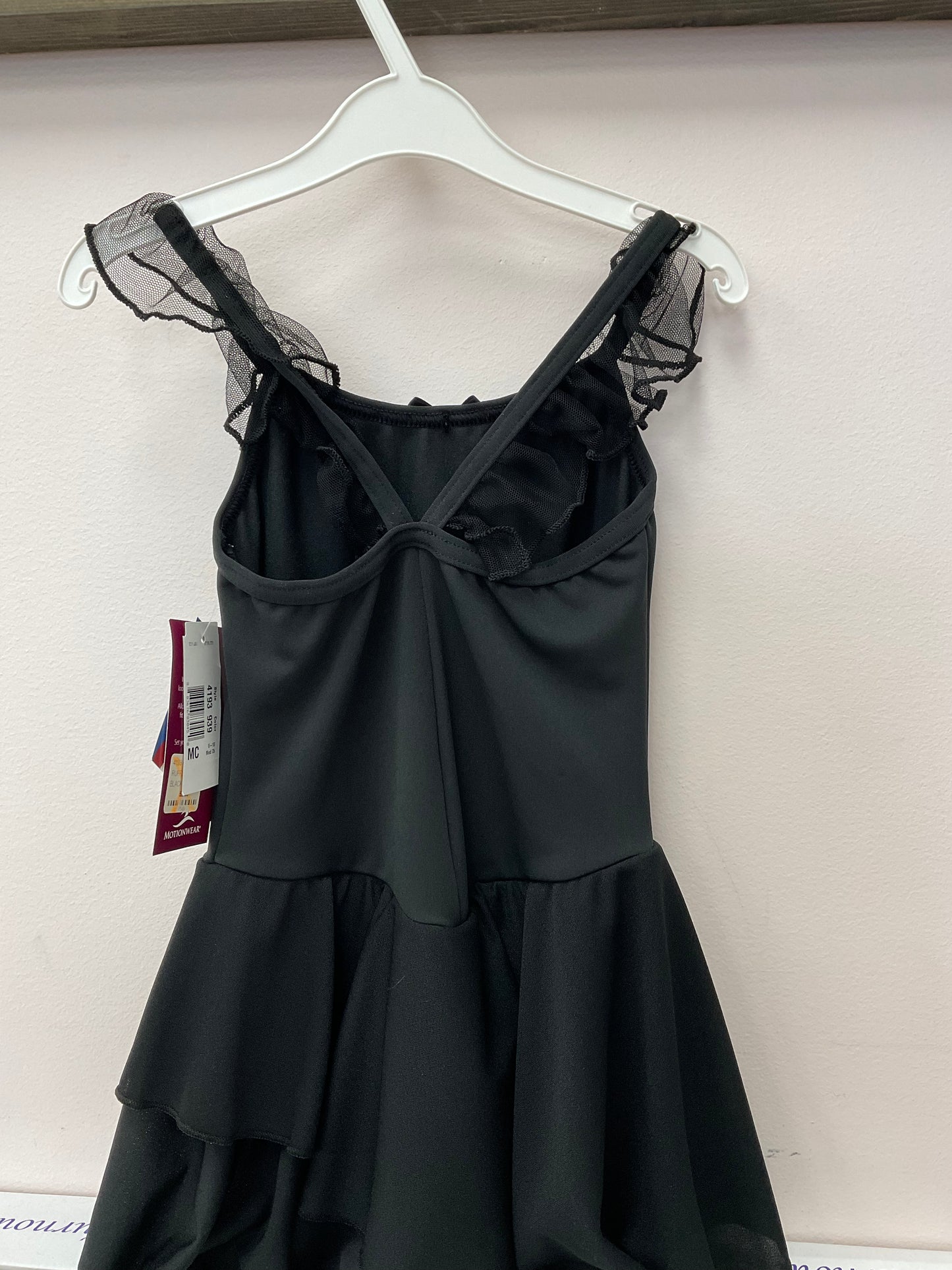 MOTIONWEAR RUFFLE V STRAP SKIRTED LEO