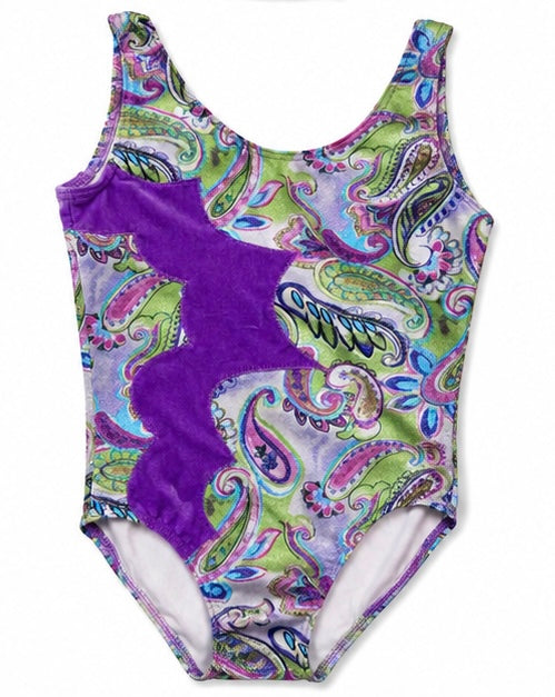 Mondor Assorted Velvet Gymnastics Leotards- Girl’s