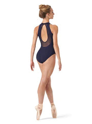 Bloch Arya Mock Neck Halter Leo
