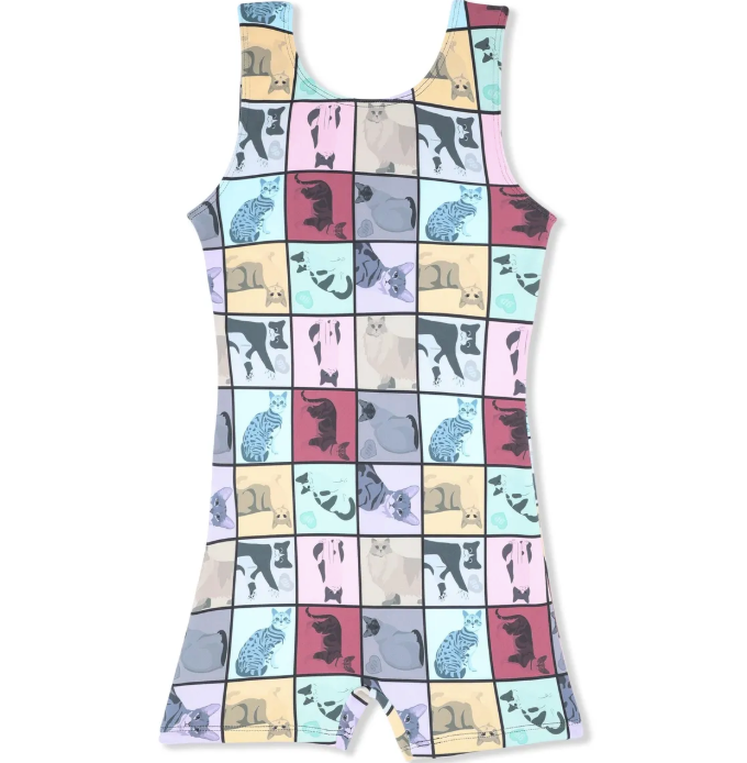 Girl Power Sports Cat Biketard