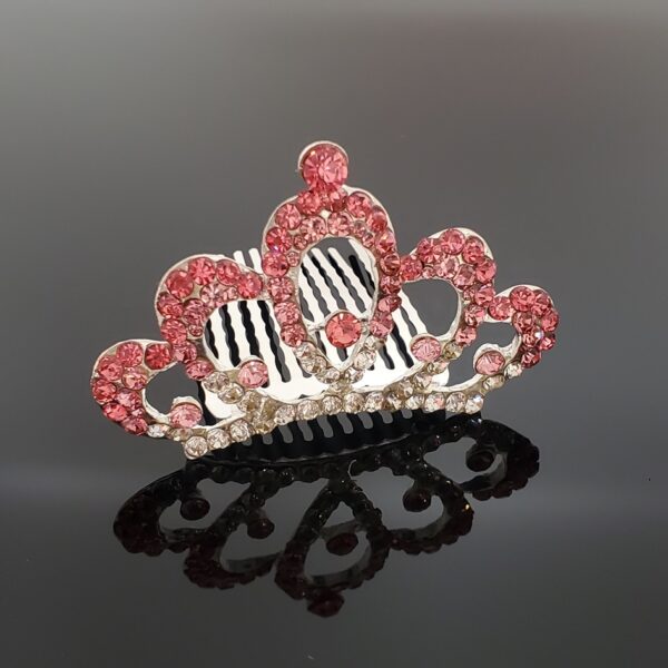 FH2 Small Tiara w/ Pink Crystals