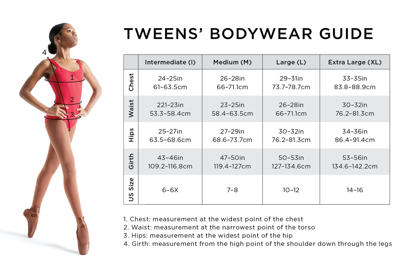 Capezio Foundation Brief Teens