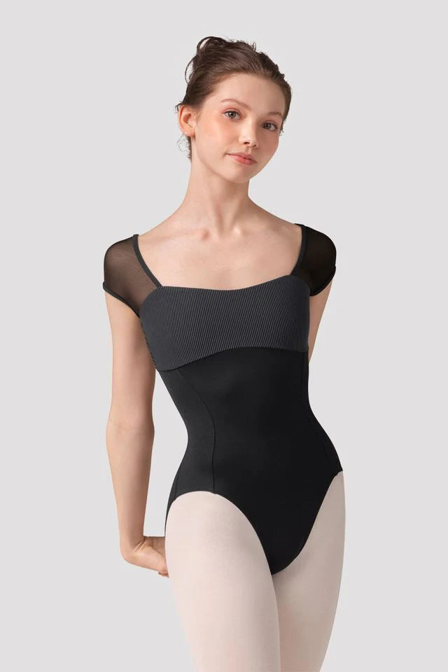 Mirella Zephyr Cap Slv Open Back Leo