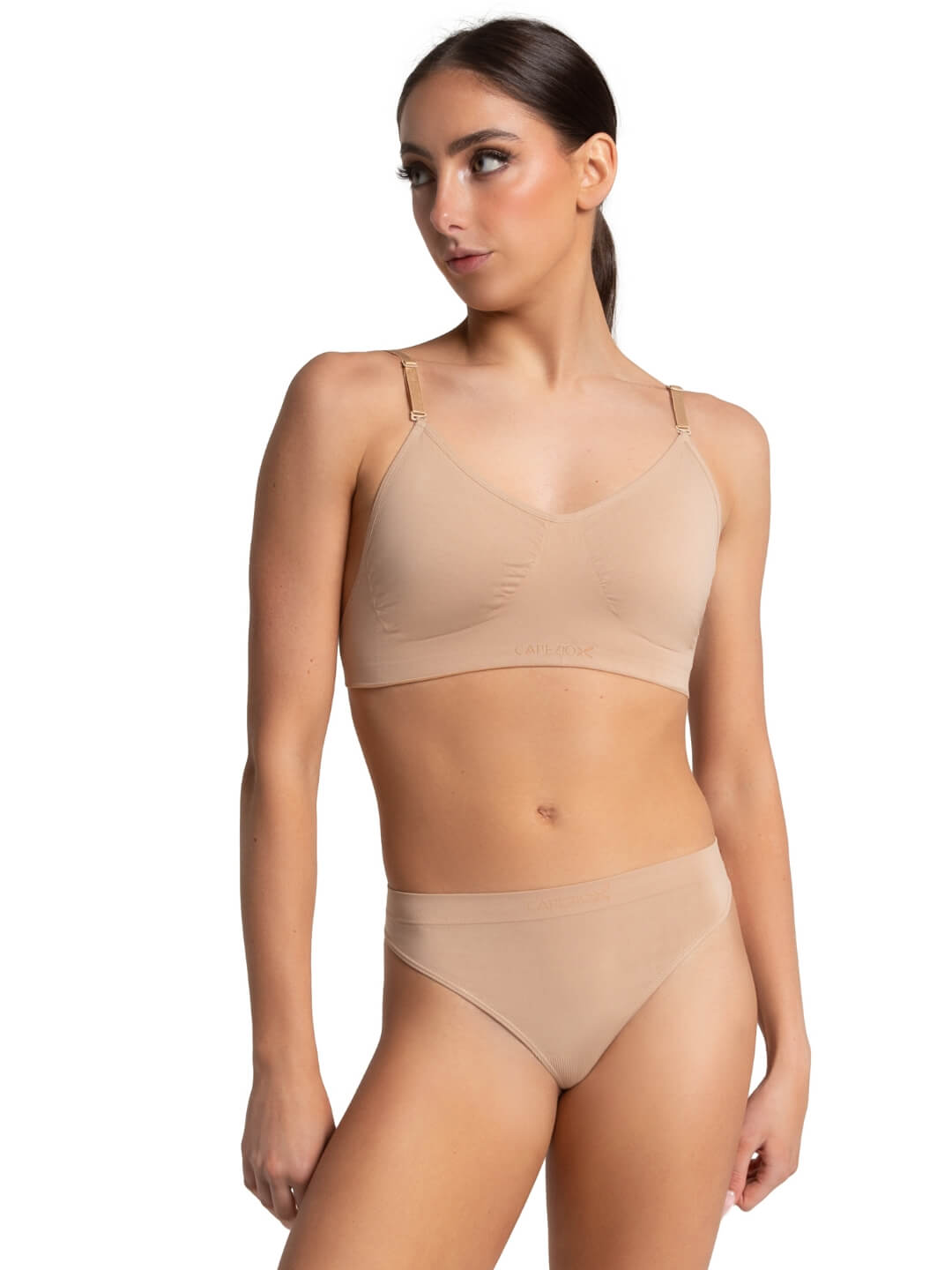 Capezio Seamless Clear Back Bra