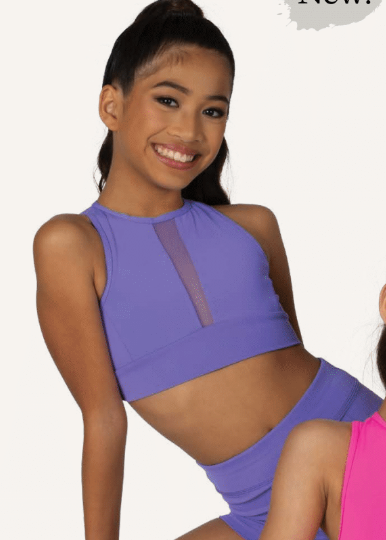 Danznmotion Rue Crop Top- Youth