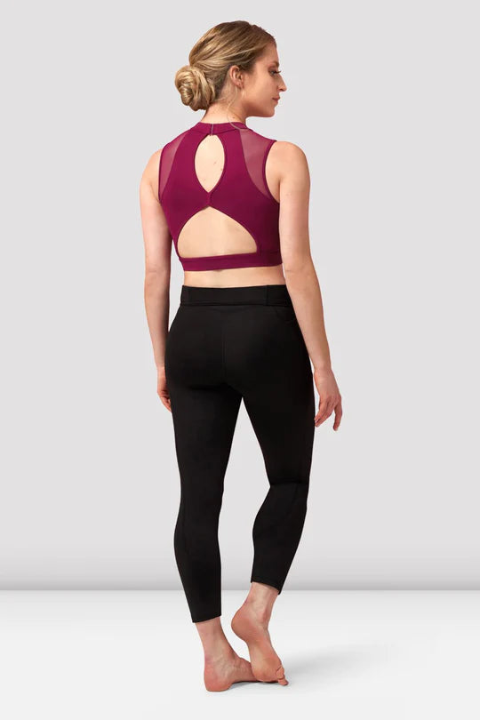 Bloch Natalia Lace Mock Neck Crop