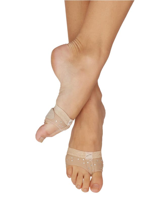 Capezio FootUndeez W/Rhinestones