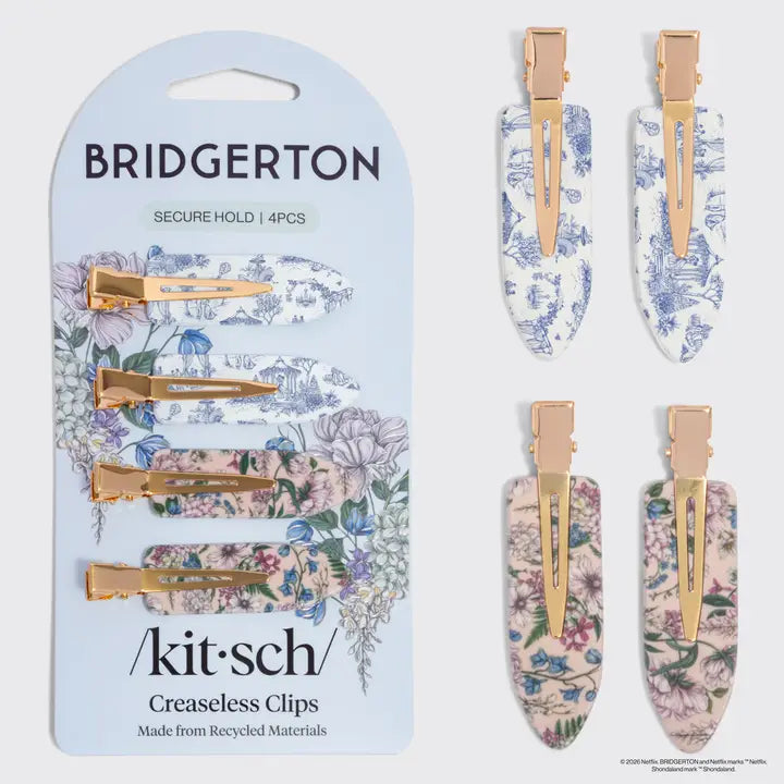 Kitsch X Bridgerton Creaseless Clips - 4 pc