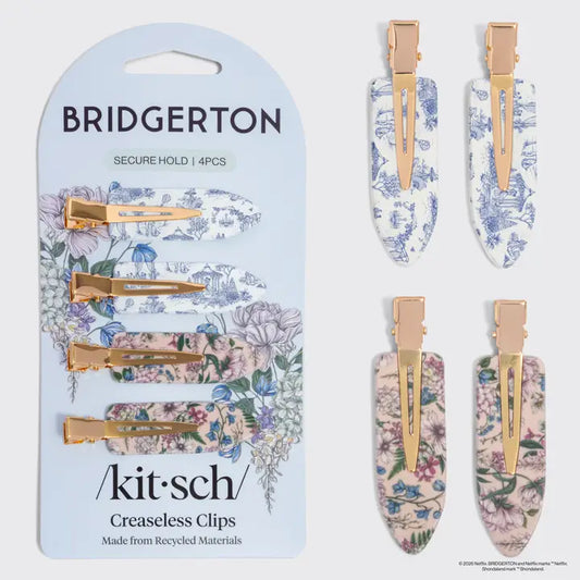 Kitsch X Bridgerton Creaseless Clips - 4 pc