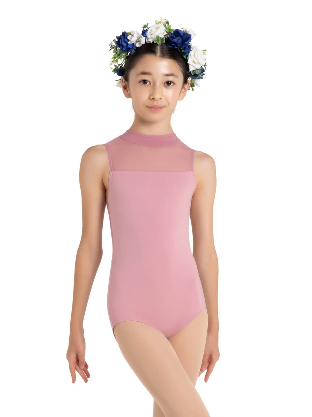 Capezio Hyacinth High Neck Leo - Girls