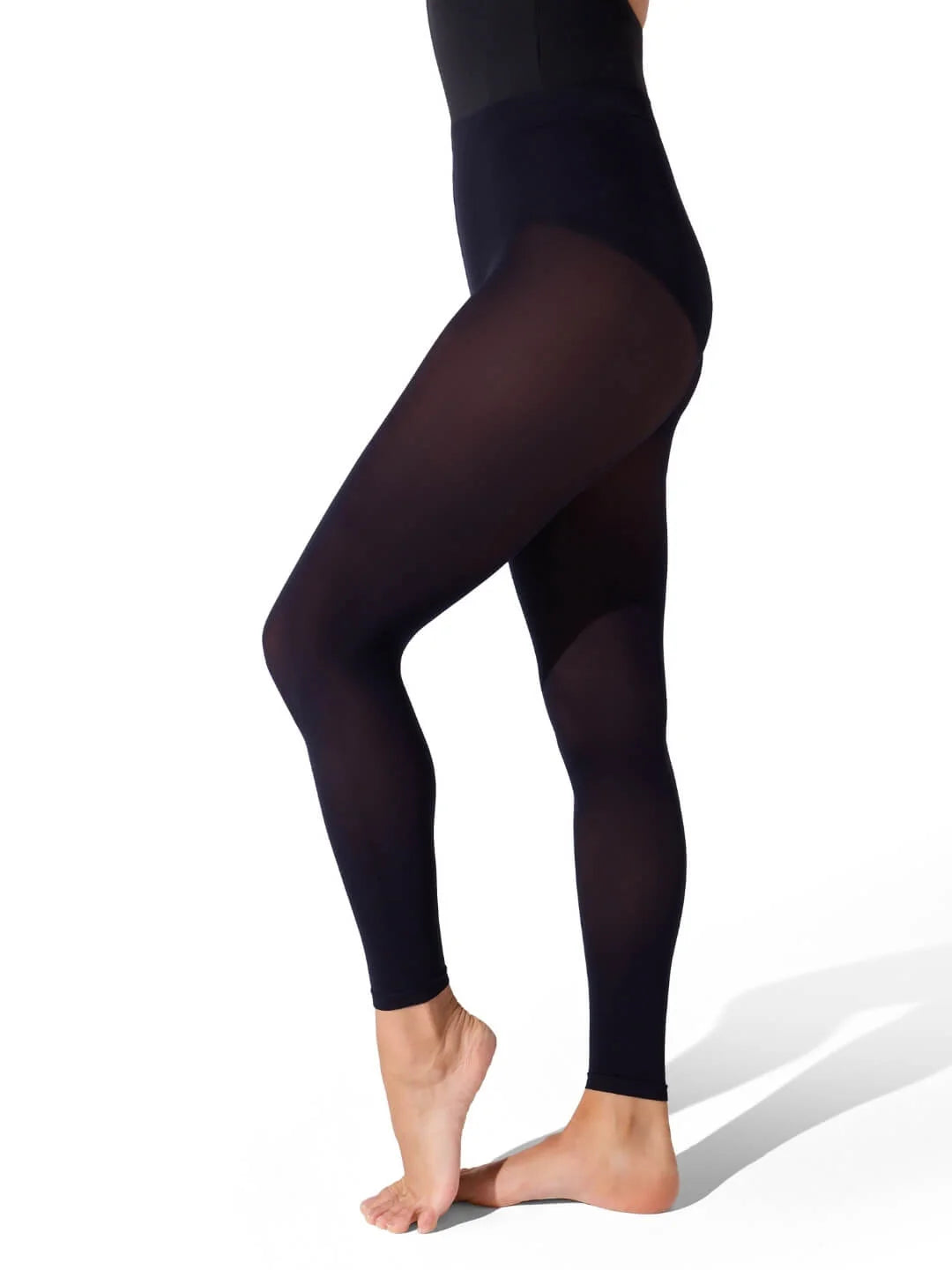 Capezio Footless Knit Waist Tights - Womens