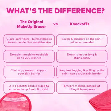 The Original MakeUp Eraser - Daily Pink