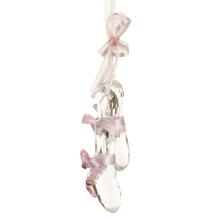 Starlight Collection Clear Ballet Slippers Ornament