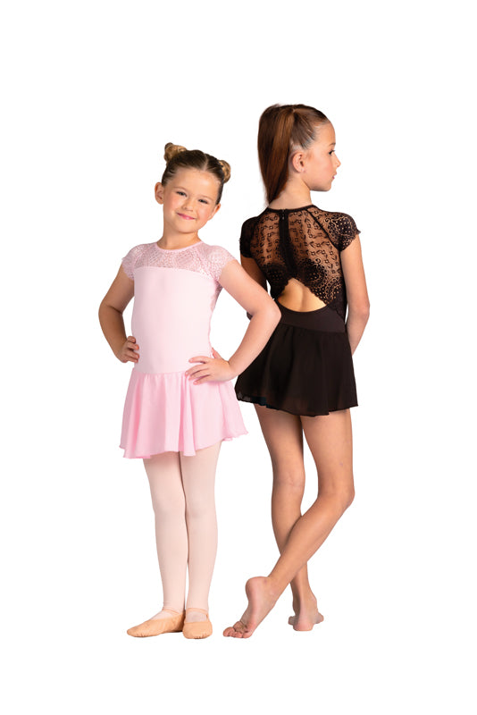 Danznmotion Cap Sleeve Lace Dress Childs