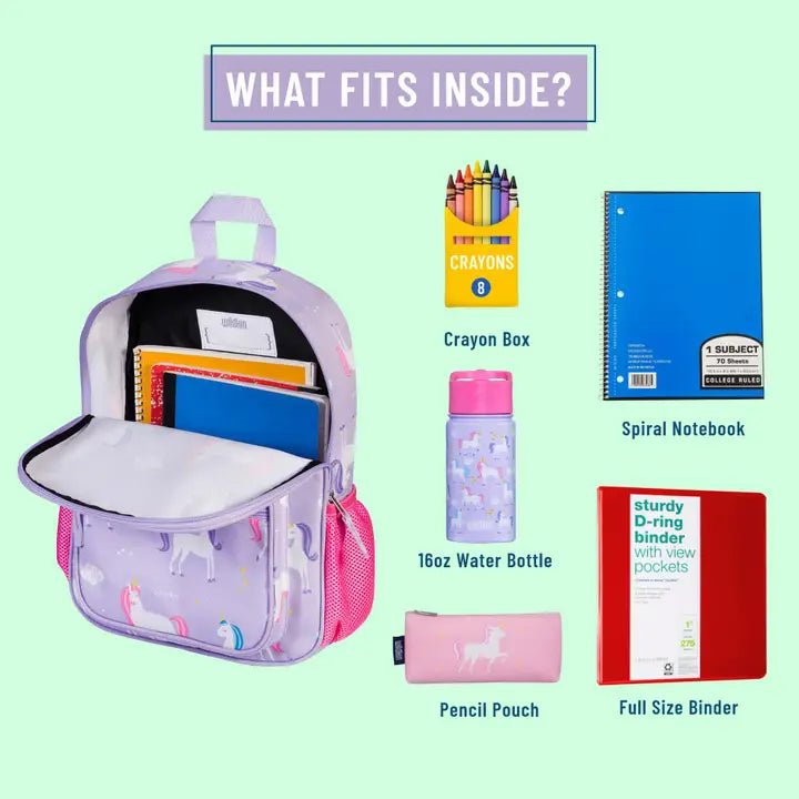 Wildkin Unicorn Eco Backpack - 15 Inch