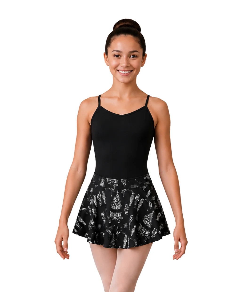 Danznmotion Nutcracker Print Skirt - Girls