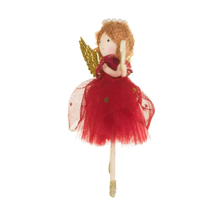 Starlight Collection Red Cherub Girl Ornament