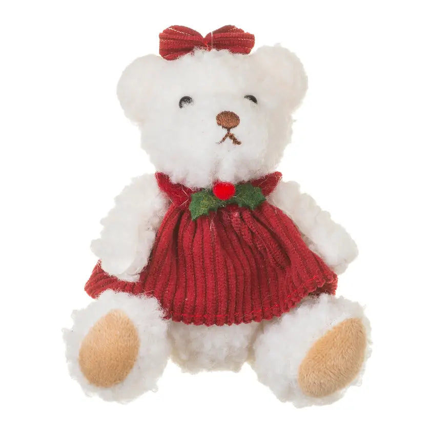 Starlight Collection Plush Christmas Bear Ornament