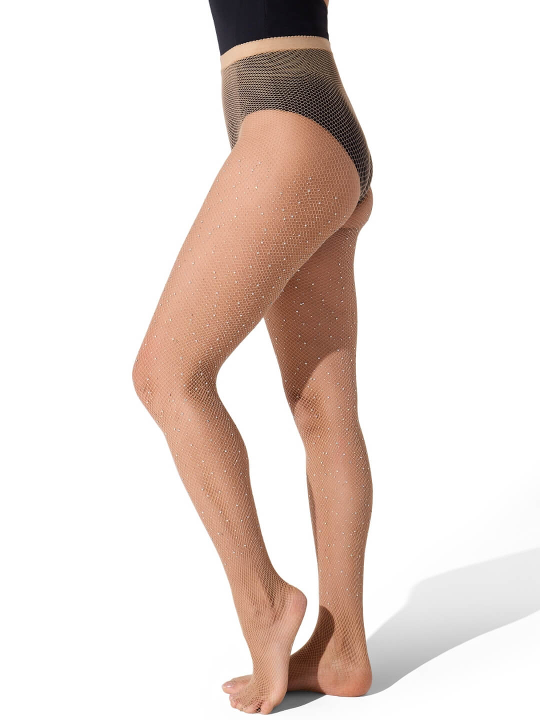 Capezio All-Over Rhinestone Fishnet Tight