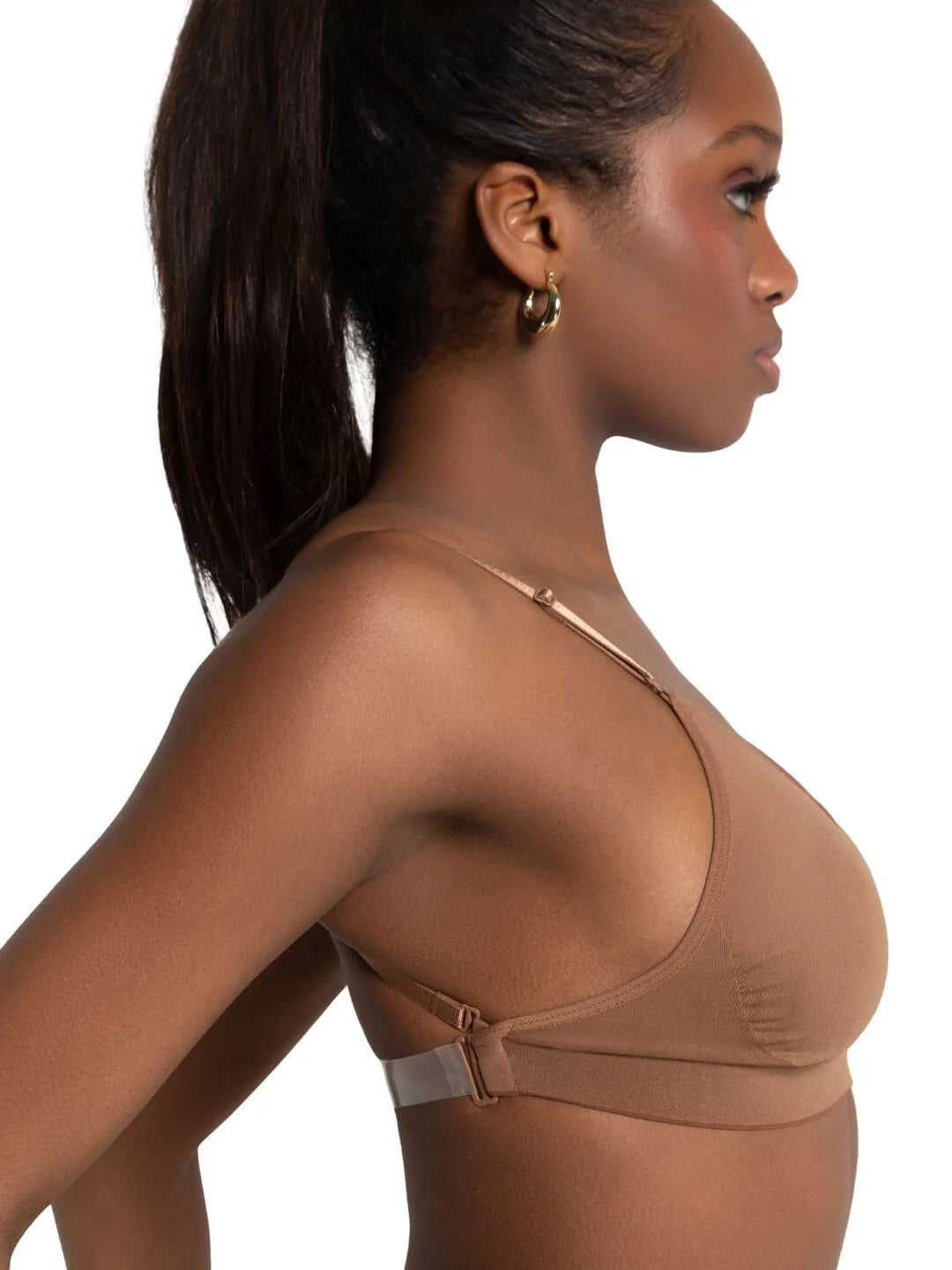 Capezio Seamless Clear Back Bra