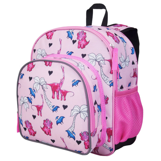 Wildkin JumpOff Jo Pink Dino Backpack - 12 inch