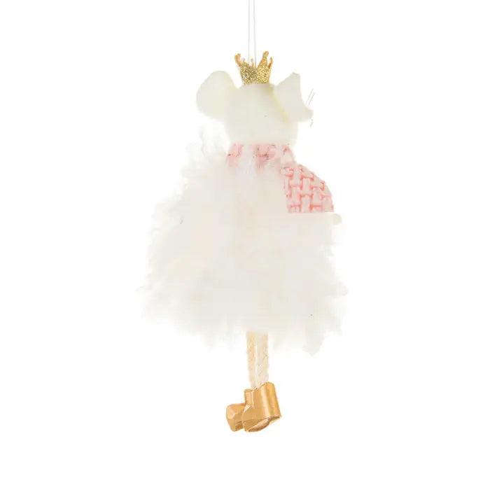 Starlight Collection Furry Sugarplum Mouse Princess Ornament