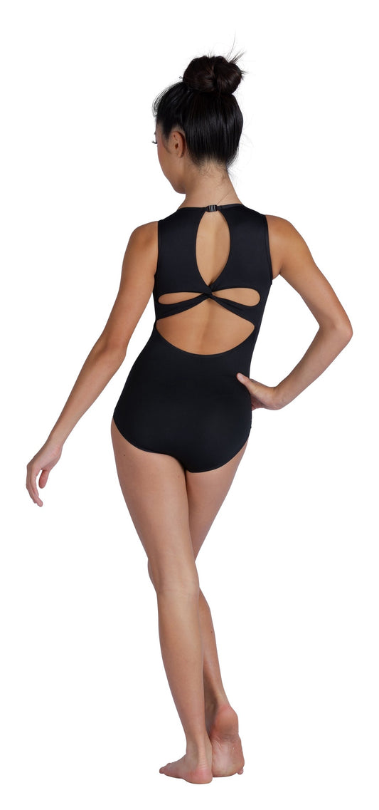 Danznmotion Twist Back Tank Leo Girls