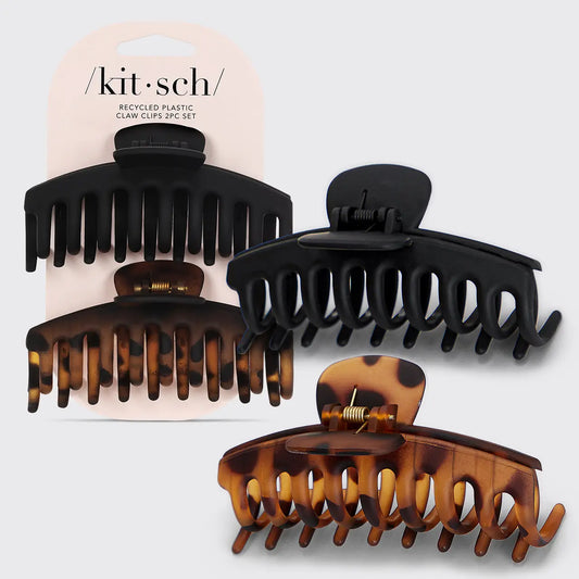 Kitsch Oversized Matte Claw Clip 2pc Set