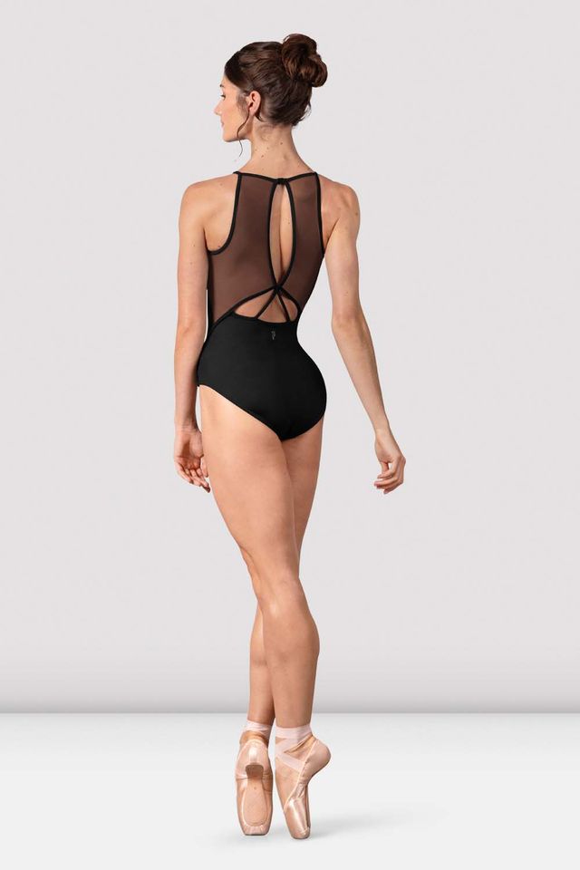 Bloch Lumina Front Floral Print Halter LeoTween
