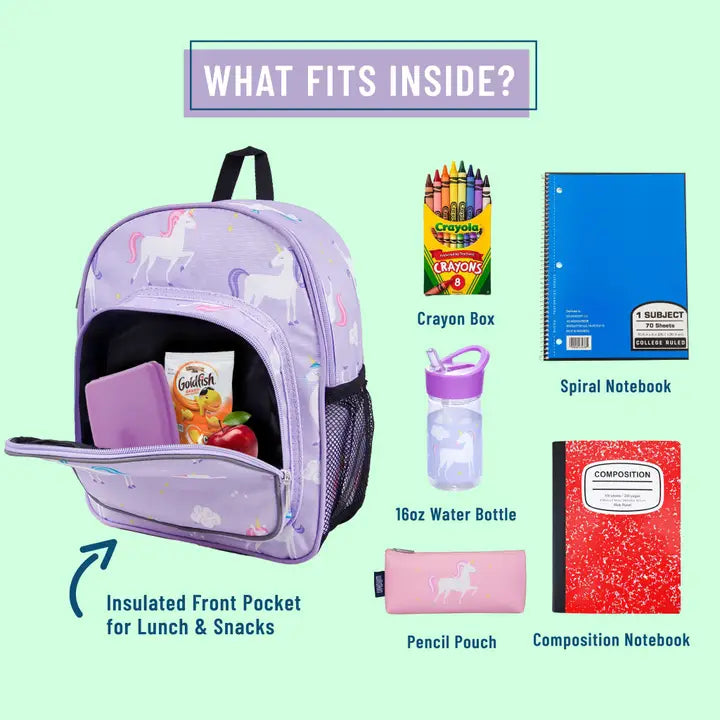 Wildkin Unicorn Backpack - 12 Inch