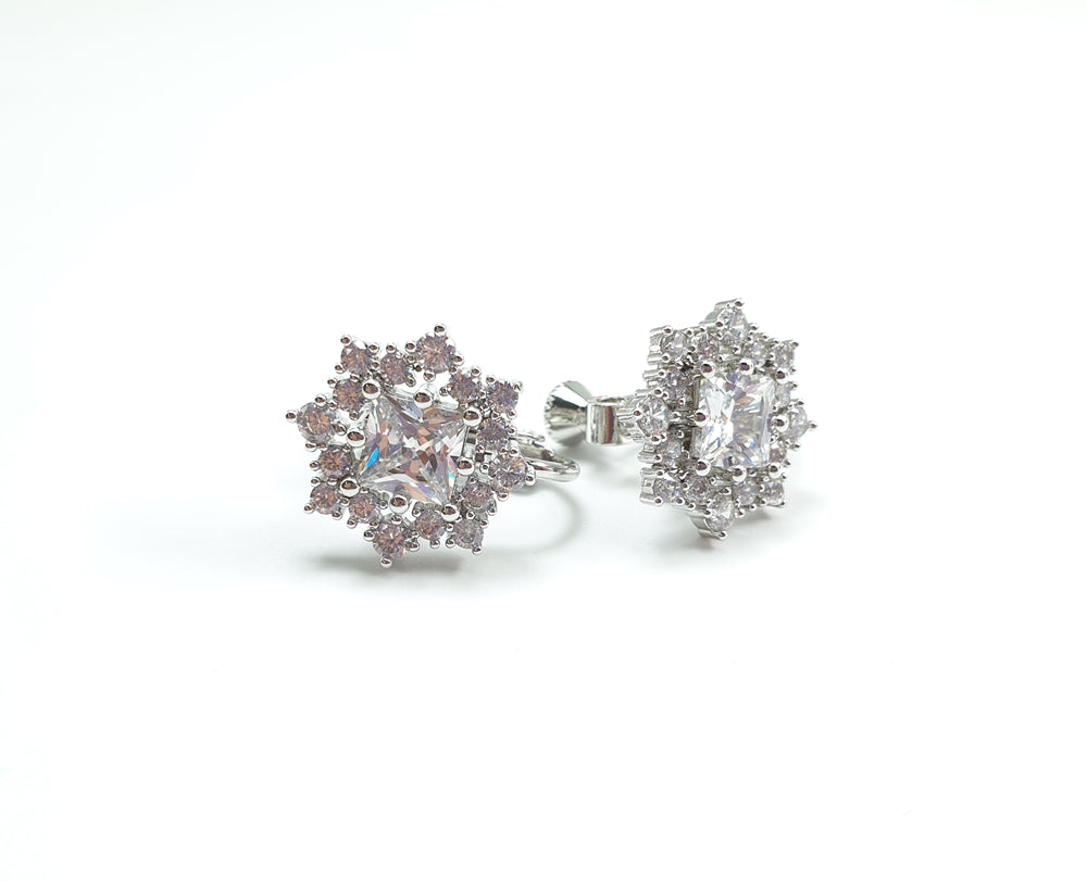 FH2 Crystal Star Clip-On 15mm Earing