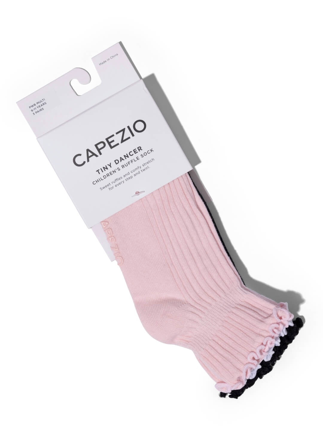 Capezio Scalloped Edge Socks - 3 pack Childs