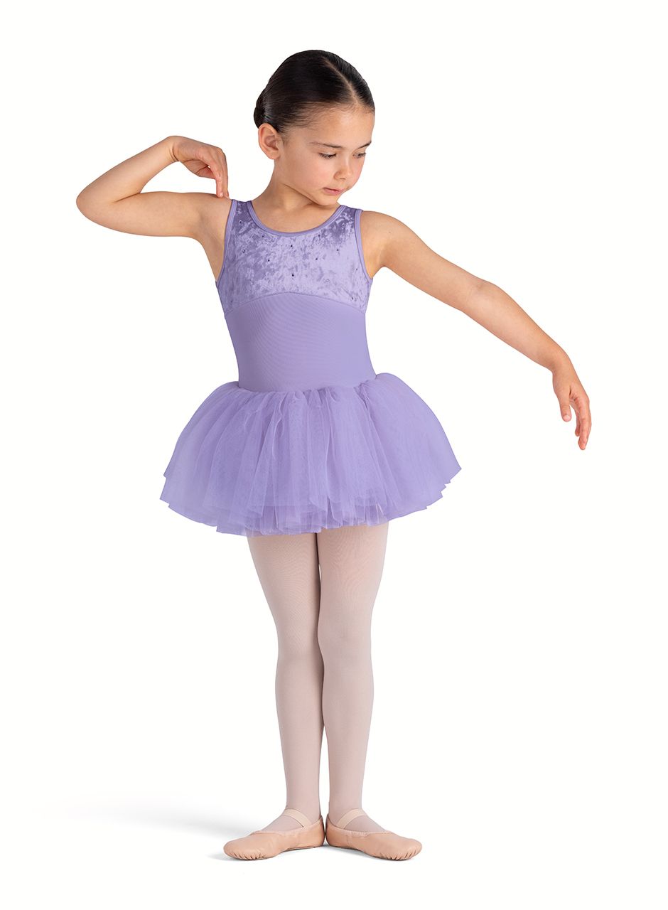 Bloch Velvet Open Back Tutu Leo-Girls