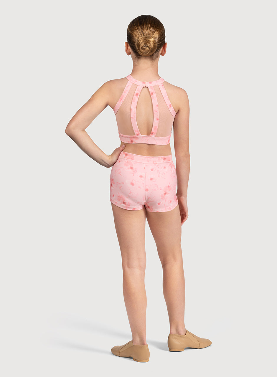 Bloch Petal Print V Front Printed Short