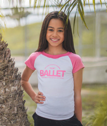 Covet Just Another Day BALLET Raglan Tee