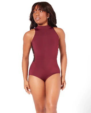 Capezio High Neck Embellish Leo