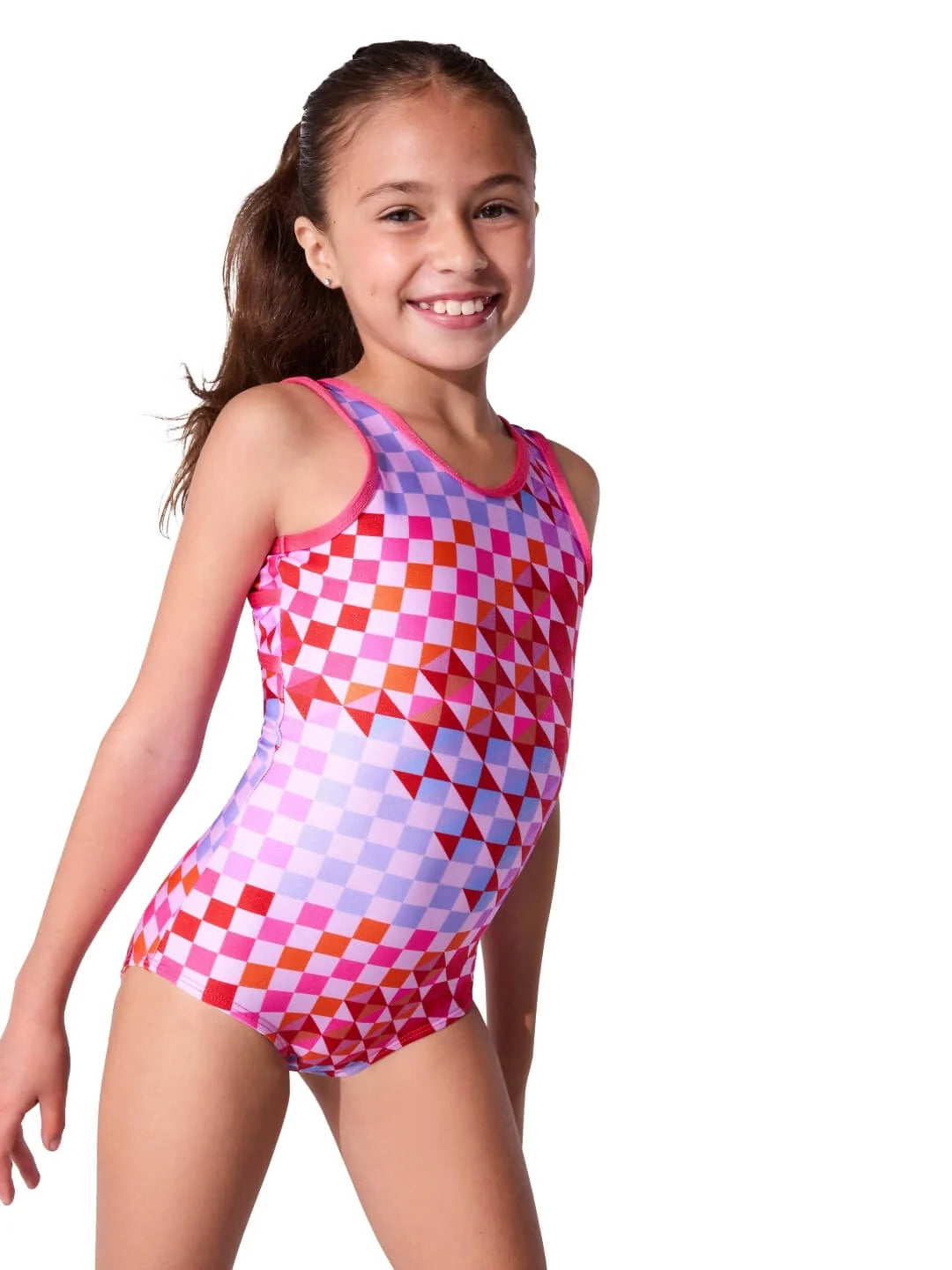 Capezio Checked Checker Gym Leo - Child