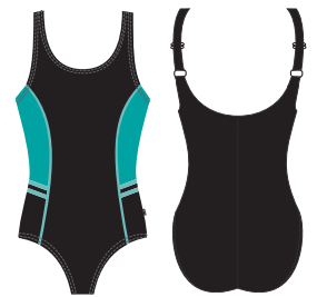 Finz Ladies 1 Piece Swimsuit