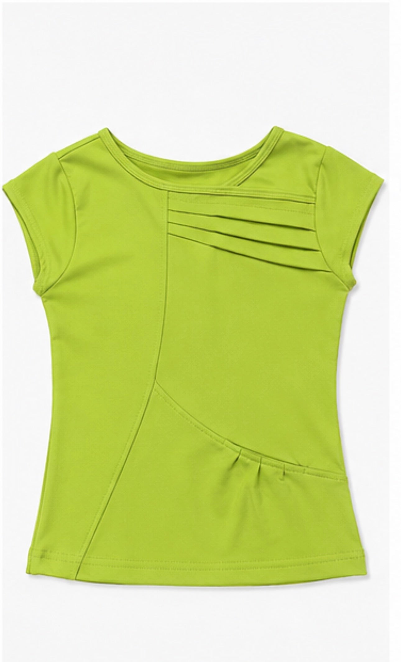 Limeapple Pleated Top - Girl’s