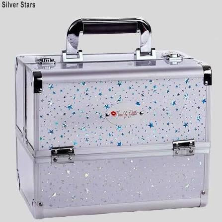 Kissed By Glitter Mirror Style Tackle Box Makeup Case