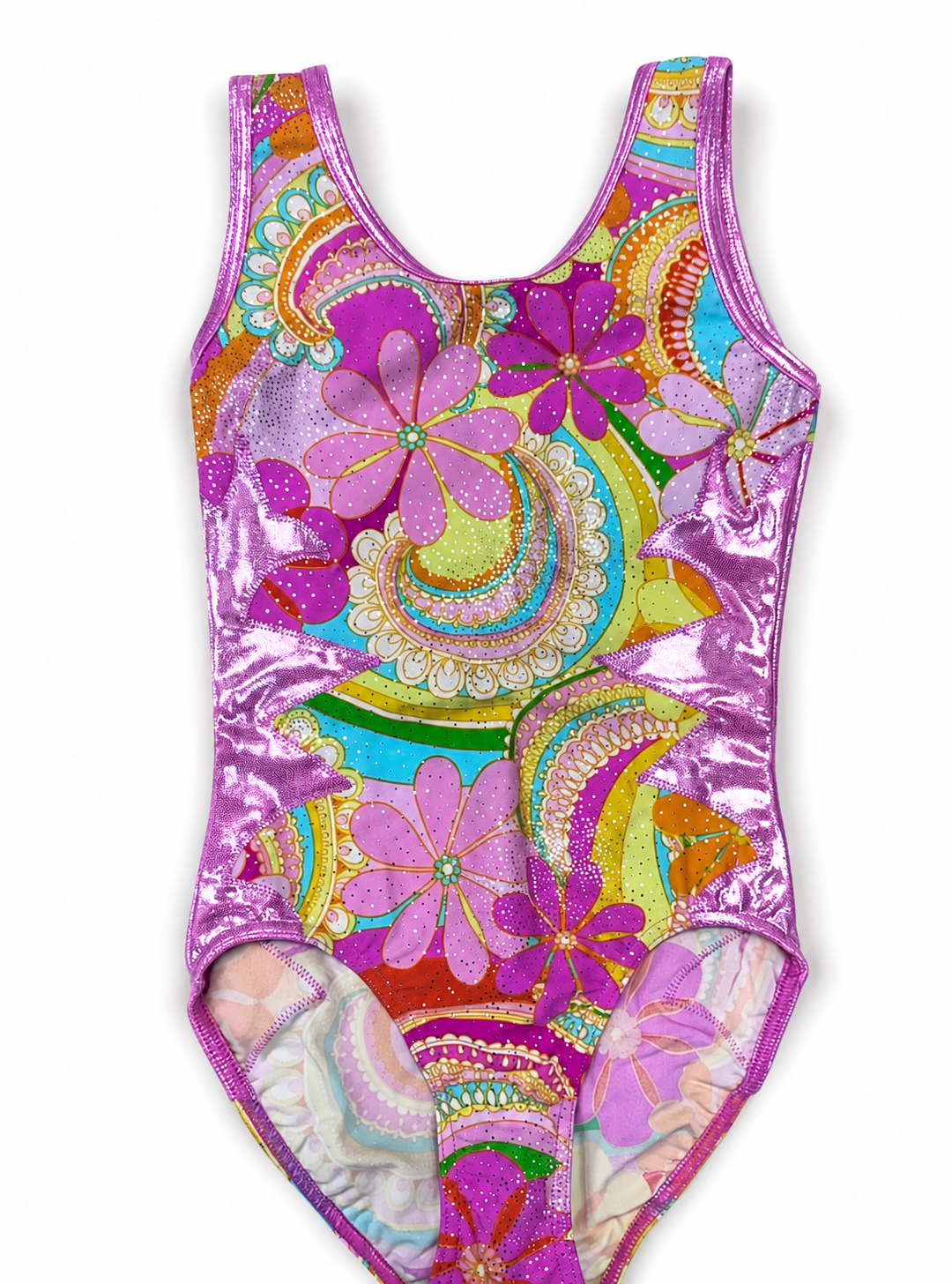 Mondor Gym Leotard Girl’s - Disco Flowers