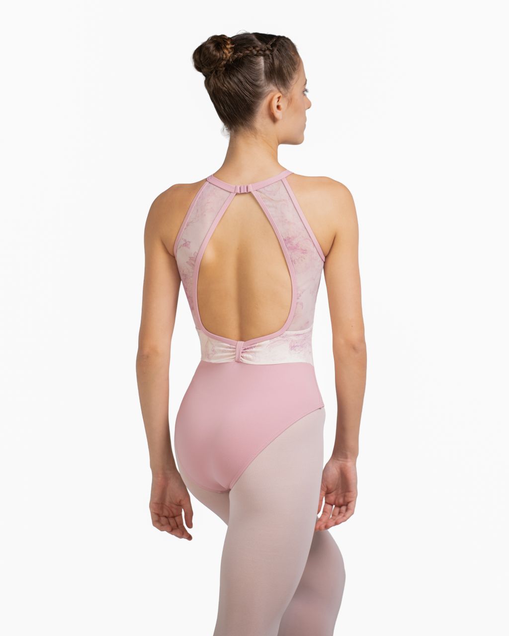 Lulli High Neck Halter Secret Garden Leotard Ada