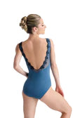 Ballet Rosa Lynn V-Back Boatneck Tank Leo