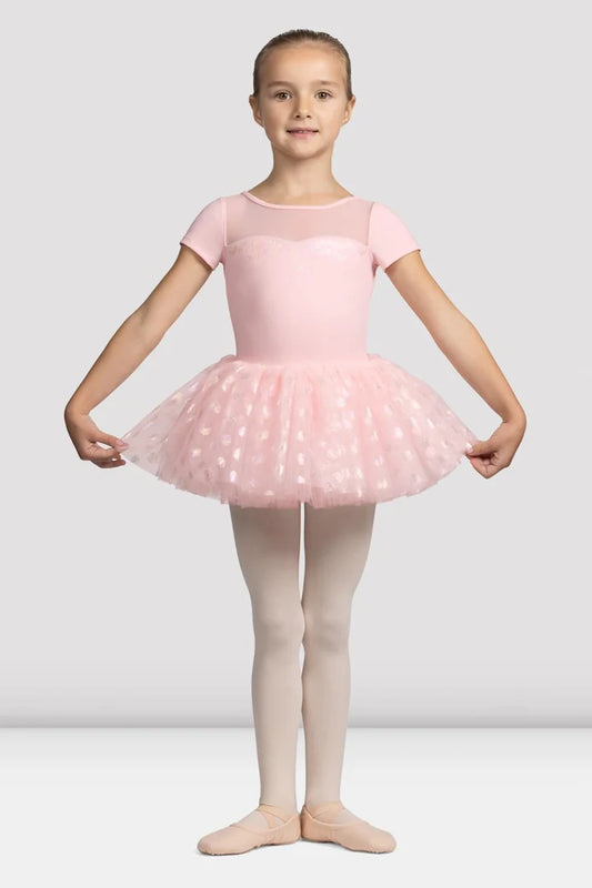 Mirella Glow Cap Sleeve Tutu Leo Girls