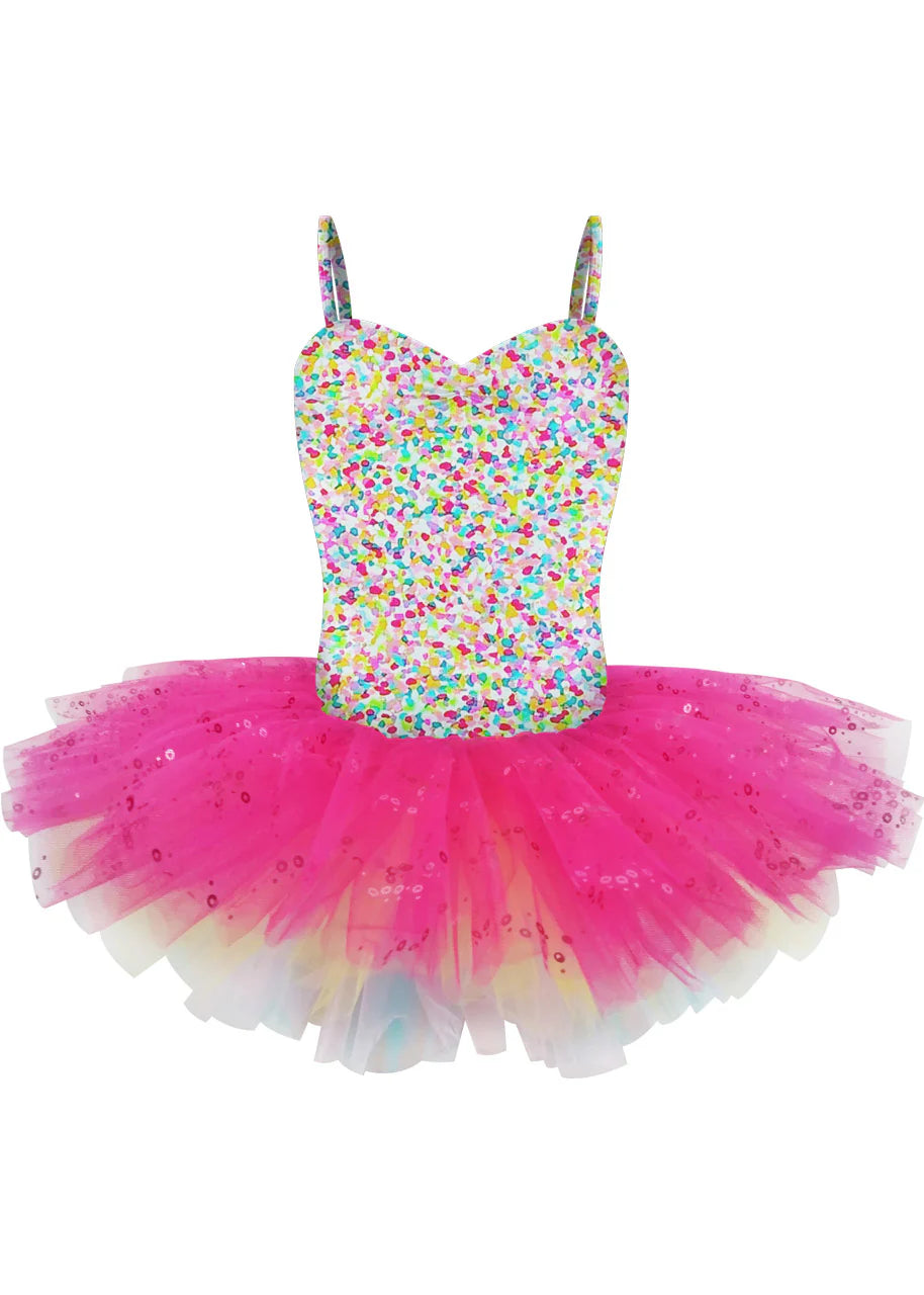 Danse De Paris Confetti Tutu Dress Girls